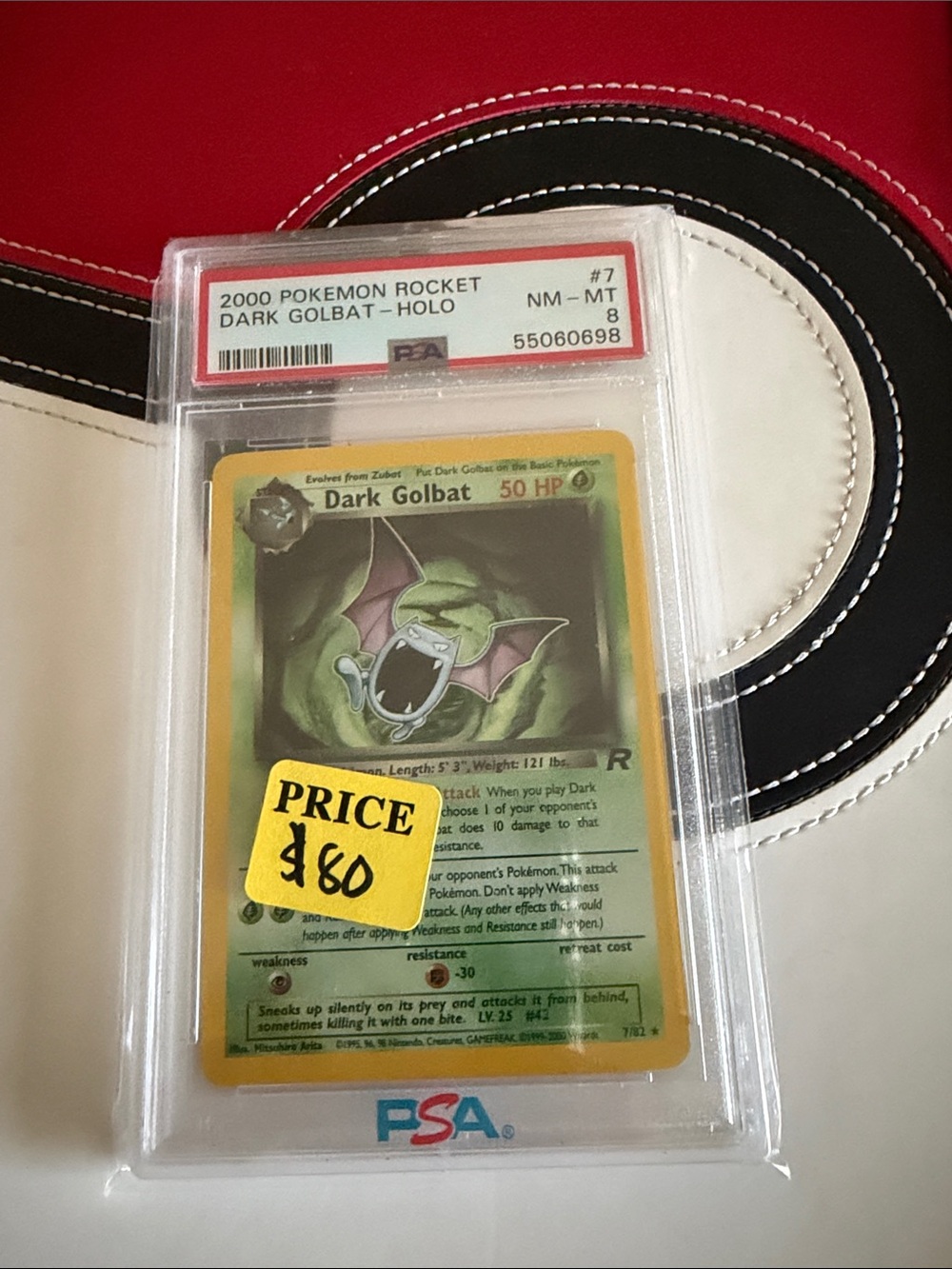 Graded Dark Golbat Holo Pokémon Card – Green